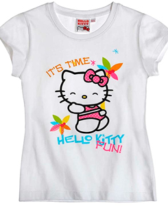 Camiseta Hello Kitty en la Playa