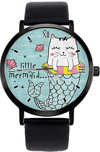 Reloj de pulsera gato sirena