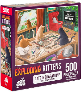Puzzle exploding kittens 500pzs