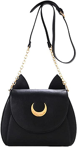 Bolso negro gato Sailor Moon